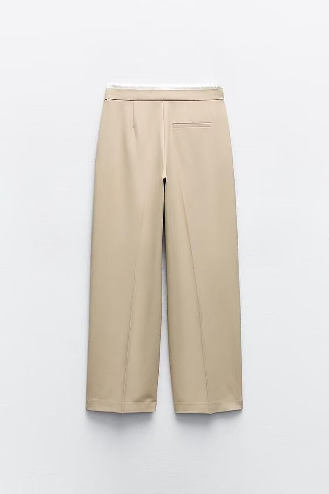 SUPER WHOLESALE | Straight Down Loose Self-tied Pants