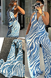SUPER WHOLESALE | Stripes  Halter Jumpsuit