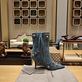 SUPER WHOLESALE | Women's LE cagloe Boots in Denim Blue