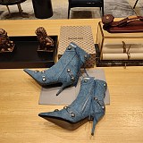 SUPER WHOLESALE | Women's LE cagloe Boots in Denim Blue