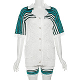 SUPER WHOLESALE | Two Tones Shorts Set