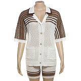 SUPER WHOLESALE | Two Tones Shorts Set