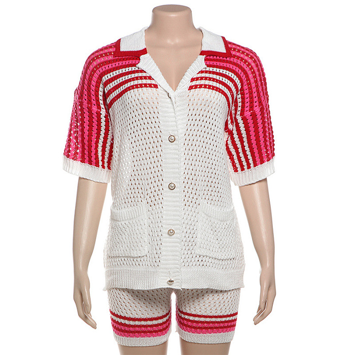 SUPER WHOLESALE | Two Tones Shorts Set