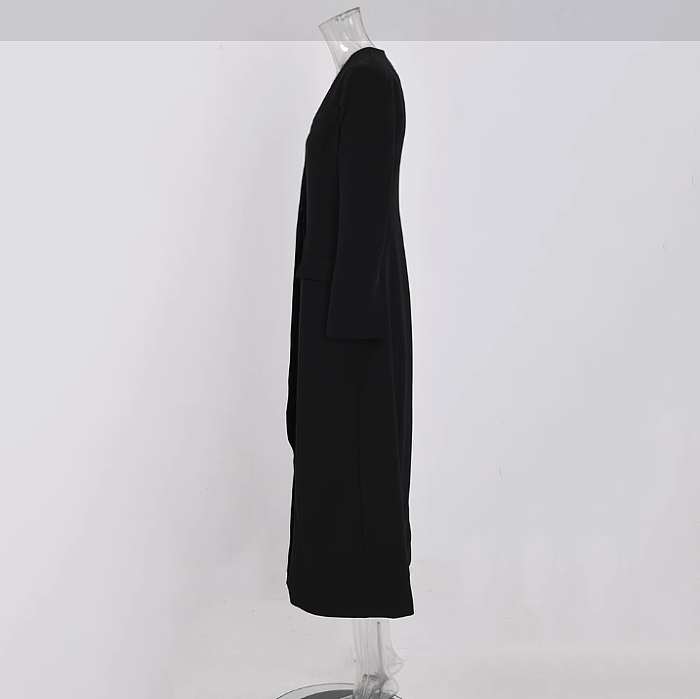 SUPER WHOLESALE |  Pu Material Big Collar Jacket Top