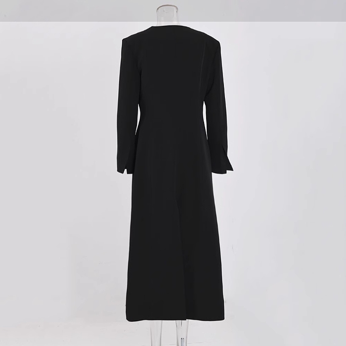SUPER WHOLESALE |  Pu Material Big Collar Jacket Top