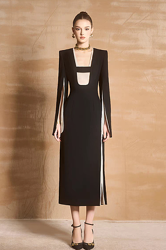 SUPER WHOLESALE | Special Design Features Long Dress
