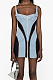 SUPER WHOLESALE | Denim Patchwork Tanks Dress