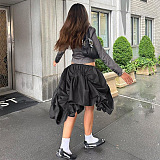 SUPER WHOLESALE |  Drawstring Loose Skirt