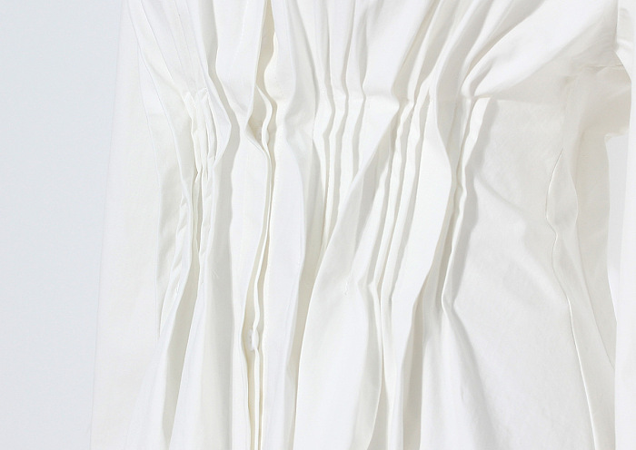 SUPER WHOLESALE |  Ruffle Waist Oversize Shirt Top
