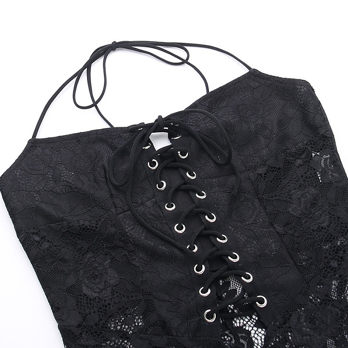 SUPER WHOLESALE | Lace Up Jumpsuit