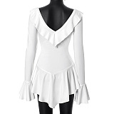 SUPER WHOLESALE | Flare Bottom Mini Dress