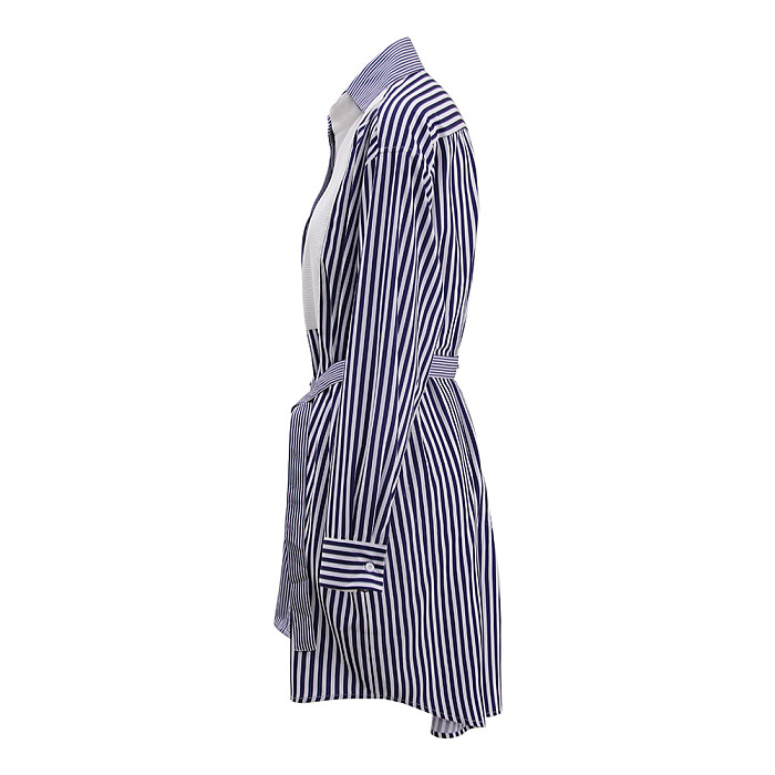 SUPER WHOLESALE | Striped Shirt Dress
