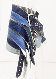 SUPER WHOLESALE | Denim Buckles Skirt