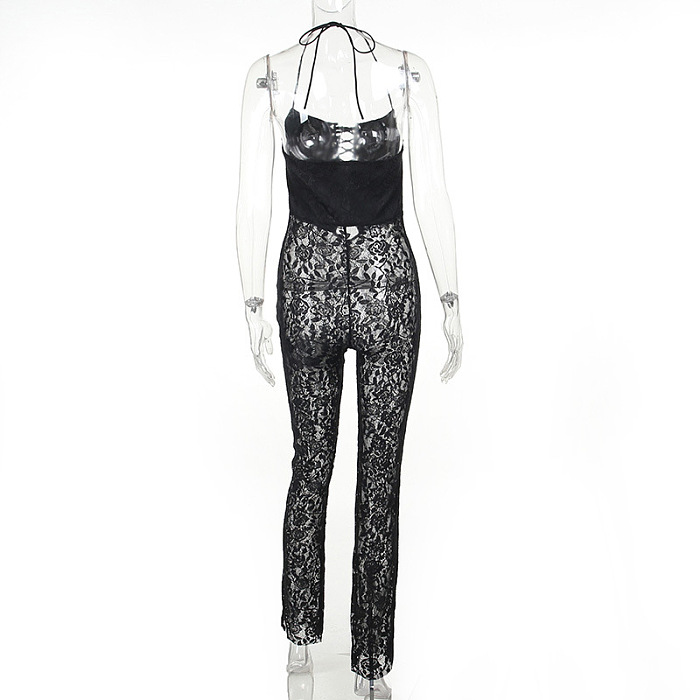 SUPER WHOLESALE | Lace Up Jumpsuit