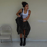 SUPER WHOLESALE |  Drawstring Loose Skirt