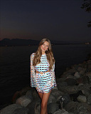 SUPER WHOLESALE |  Round Sequins Skirt Set with Crop Top