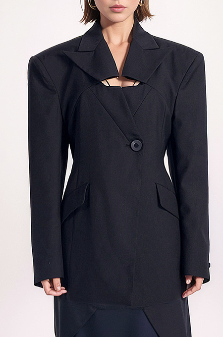 SUPER WHOLESALE |  Waist-cinching Casual Versatile Blazer