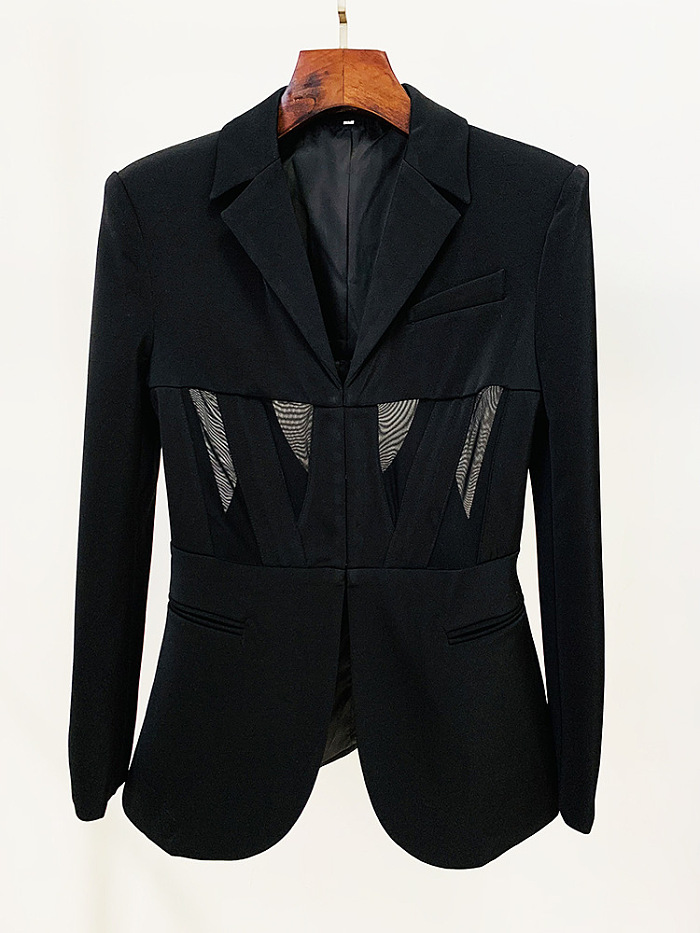 SUPER WHOLESALE | Patchwork Blazer Set