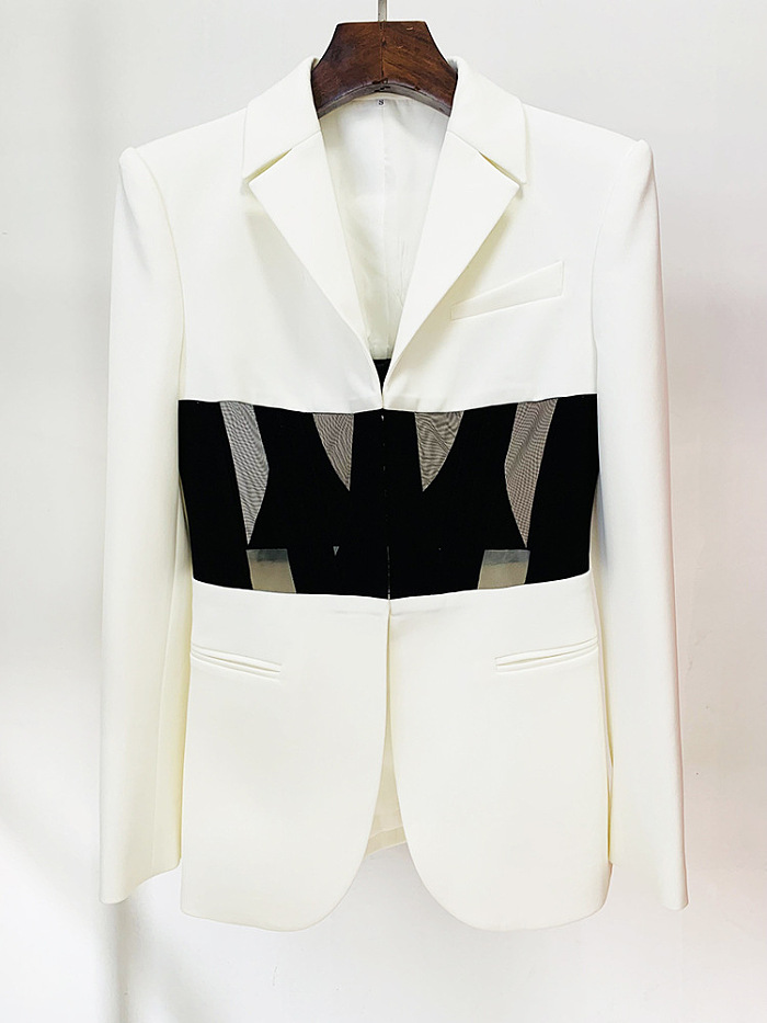 SUPER WHOLESALE | Patchwork Blazer Set