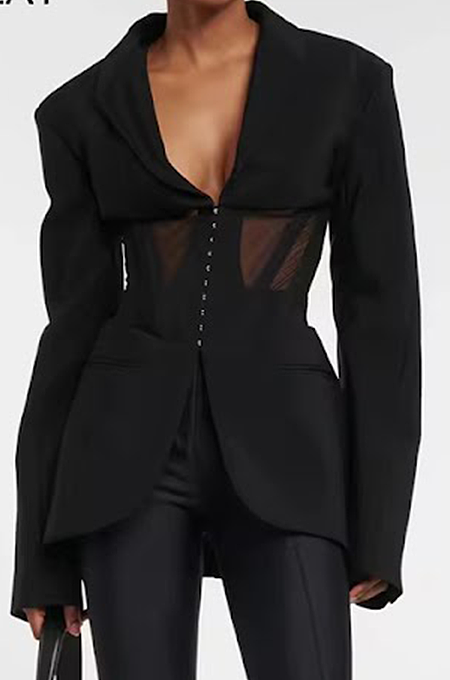 SUPER WHOLESALE | Patchwork Blazer Set