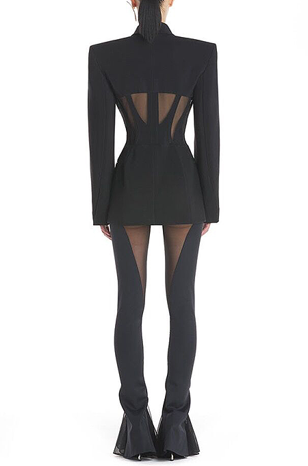 SUPER WHOLESALE | Patchwork Blazer Set