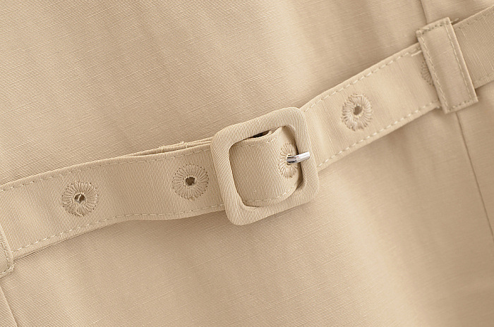 SUPER WHOLESALE | Bat Shoulder Self-belt Dress