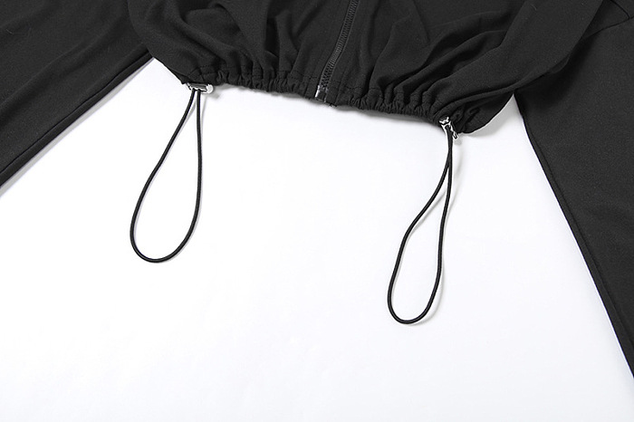 SUPER WHOLESALE | Crop Drawstring Tracking Suit