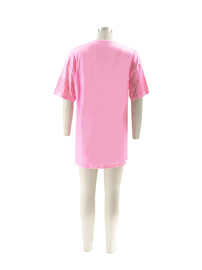 SUPER WHOLESALE | Printed Oversize T-shirt Top