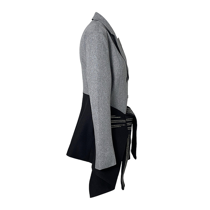 Copy SUPER WHOLESALE | Blazer Collar Trench Coat