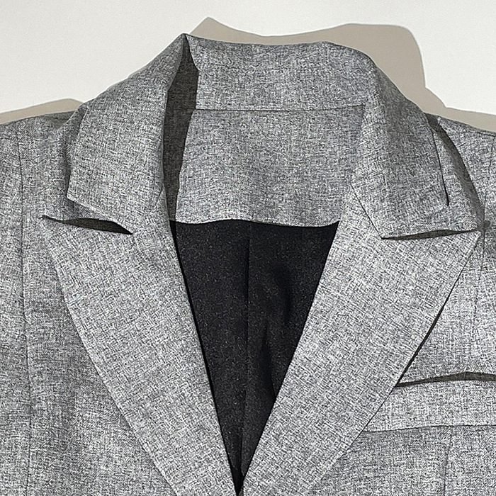 Copy SUPER WHOLESALE | Blazer Collar Trench Coat