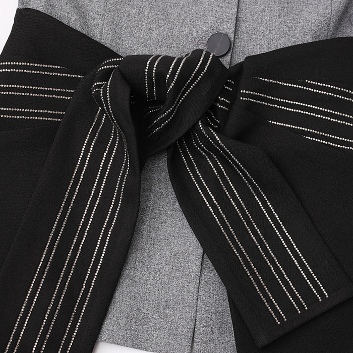 Copy SUPER WHOLESALE | Blazer Collar Trench Coat