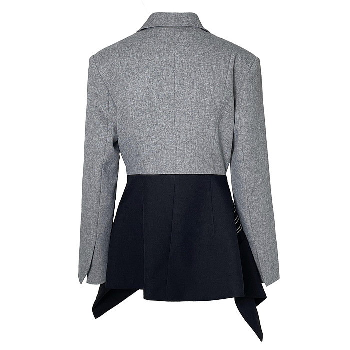 Copy SUPER WHOLESALE | Blazer Collar Trench Coat