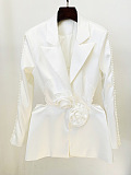 SUPER WHOLESALE | Pu Material Blazer Suit