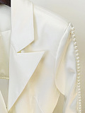 SUPER WHOLESALE | Pu Material Blazer Suit