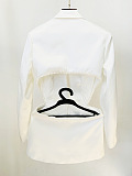 SUPER WHOLESALE | Pu Material Blazer Suit