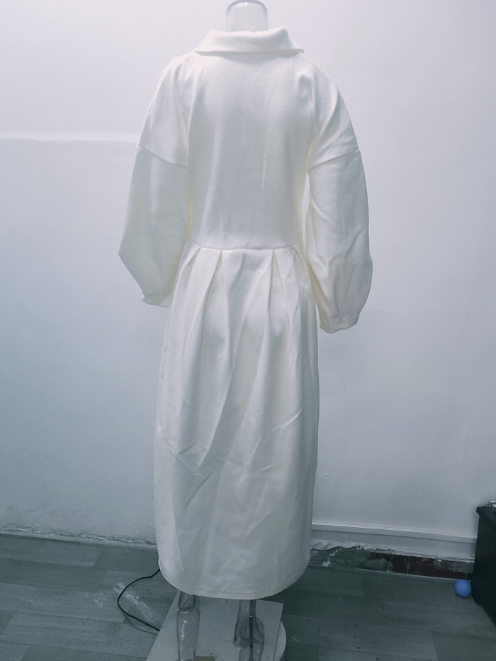 SUPER WHOLESALE | Lantern Sleeve Long Coat
