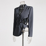 SUPER WHOLESALE | Hollow-out Blazer