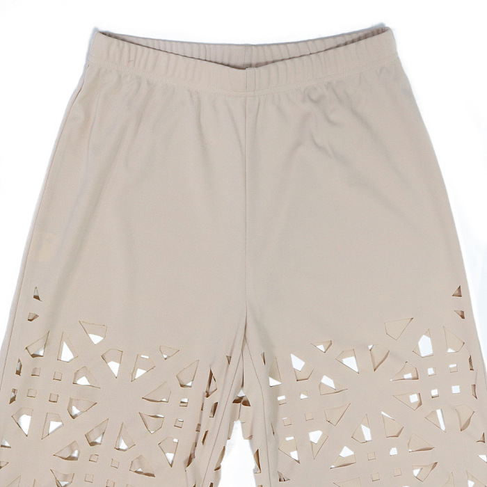 SUPER WHOLESALE | Hollow-out Pants Set