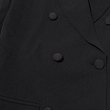 SUPER WHOLESALE | Open Back String Blazer Top