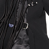 SUPER WHOLESALE | Open Back String Blazer Top