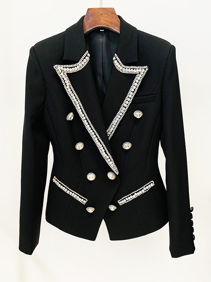 SUPER WHOLESALE | Rhinestone  Blazer Set
