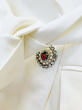 SUPER WHOLESALE | Rhinestone Belted Blazer Jacket