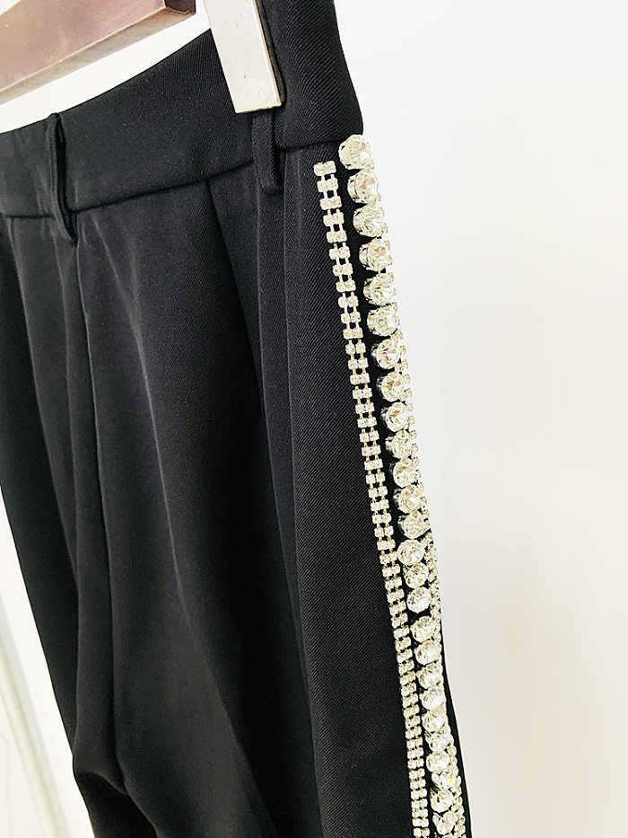 SUPER WHOLESALE | Rhinestone  Blazer Set