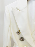 SUPER WHOLESALE | Rhinestone Belted Blazer Jacket