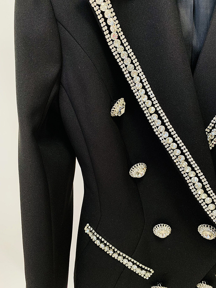 SUPER WHOLESALE | Rhinestone  Blazer Set