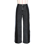 SUPER WHOLESALE | Stripes Elastic Jeans