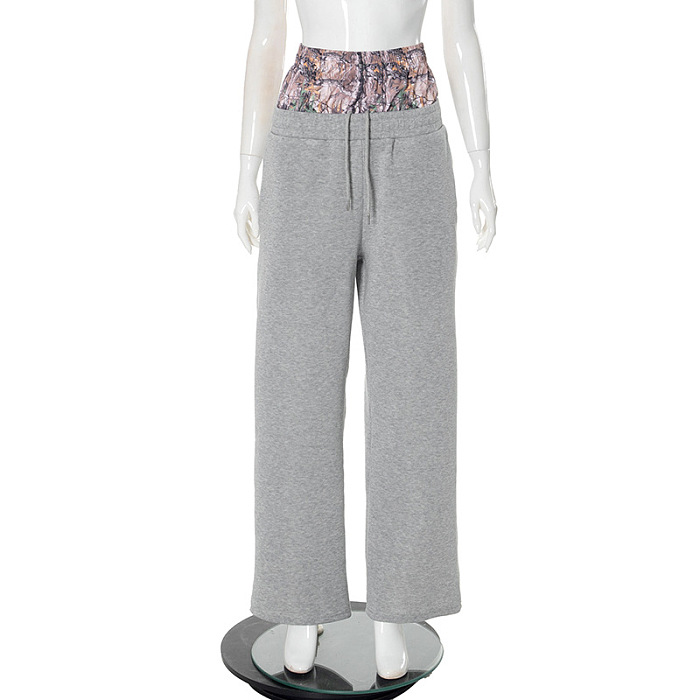SUPER WHOLESALE | Patchwork Loose Jogger's Pants