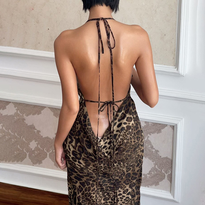 SUPER WHOLESALE | Leopard Maxi Long Dress