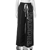 SUPER WHOLESALE| Loose Self-tied Pants