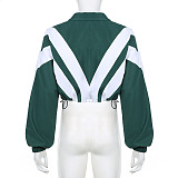 SUPER WHOLESALE| Striped Tracking Suit in Two Tones
